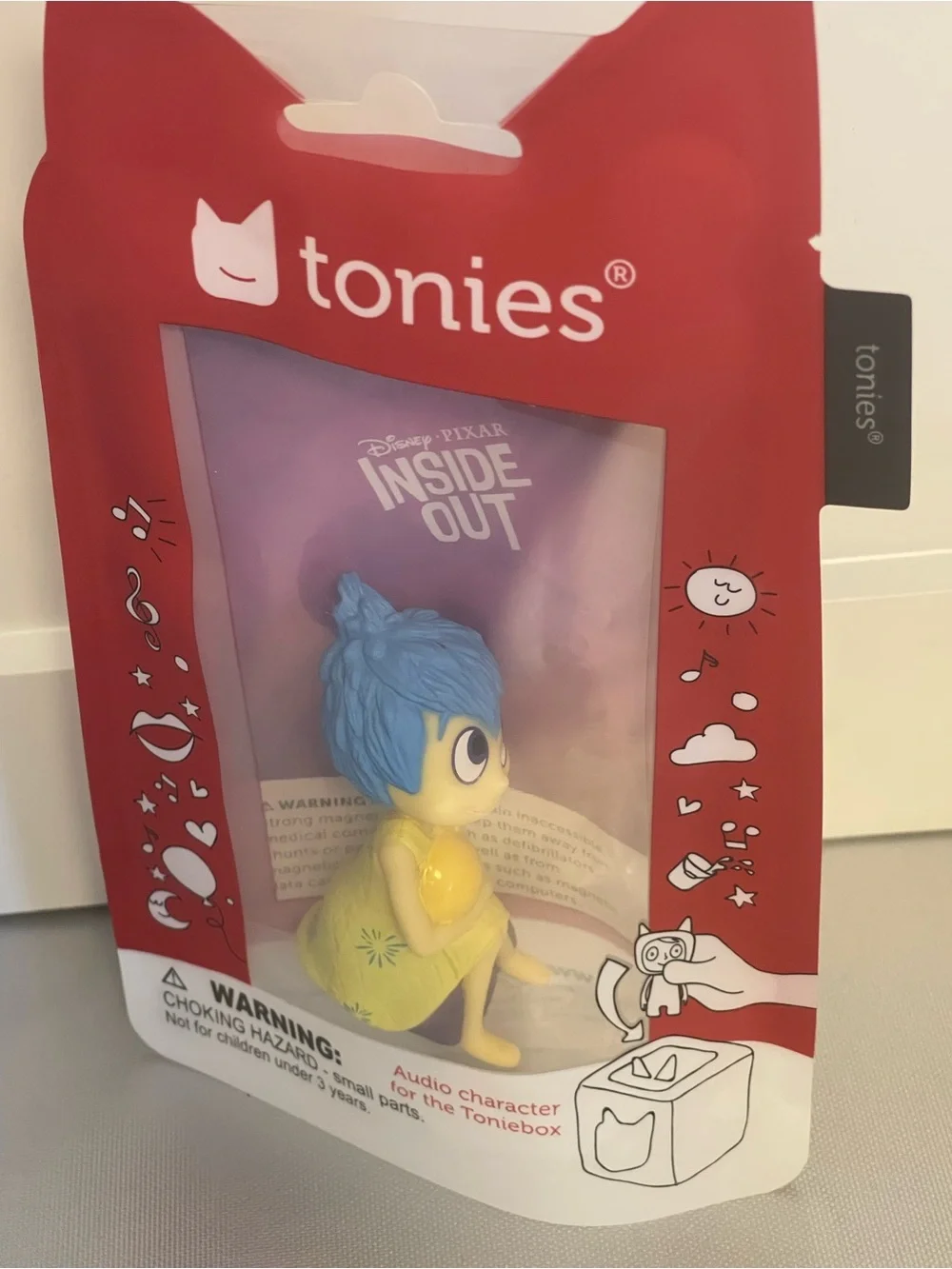 Tonies Disney Pixar Inside Out Joy Audio Character - Yellow & Blue NIP